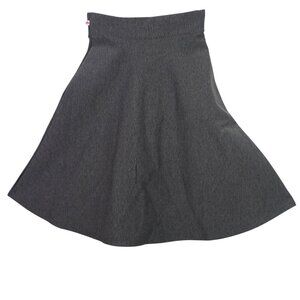 Three Bows ALine Gray Skirt Women Size 12 Work Casual